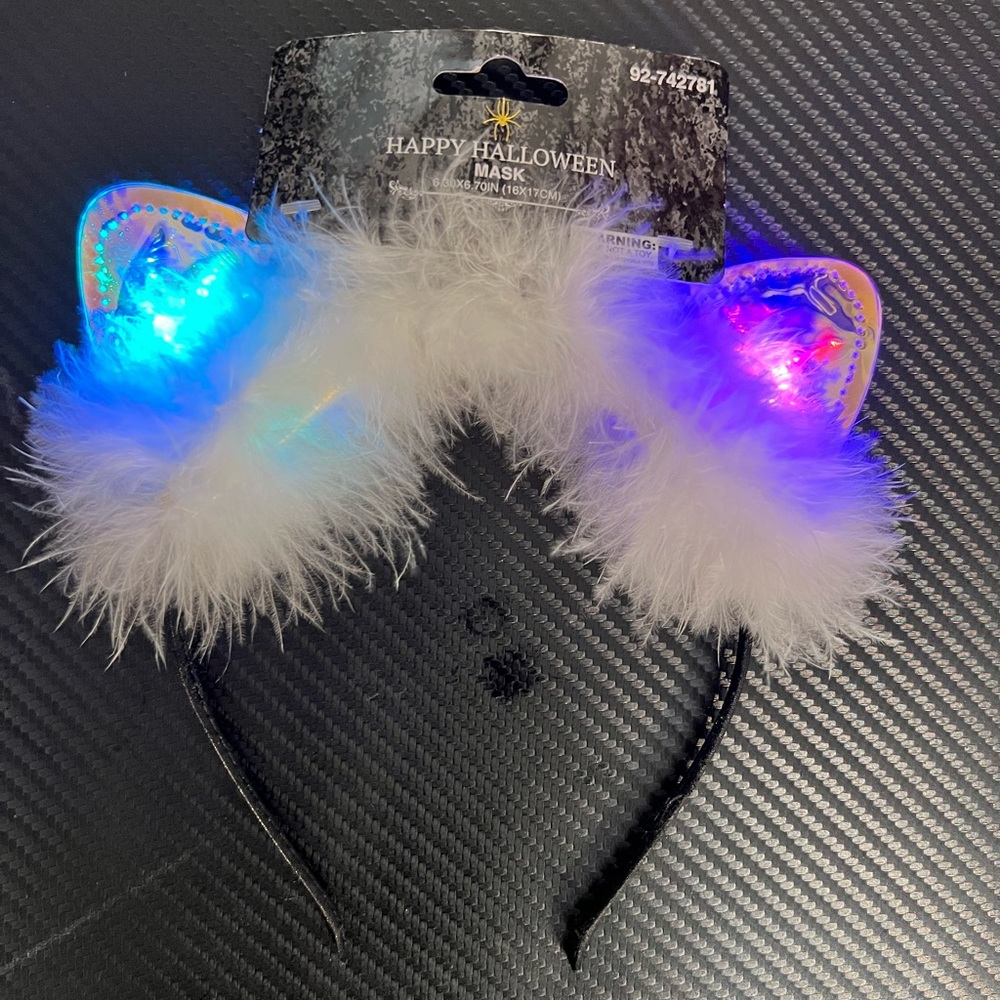 Light up cat ears Halloween costume